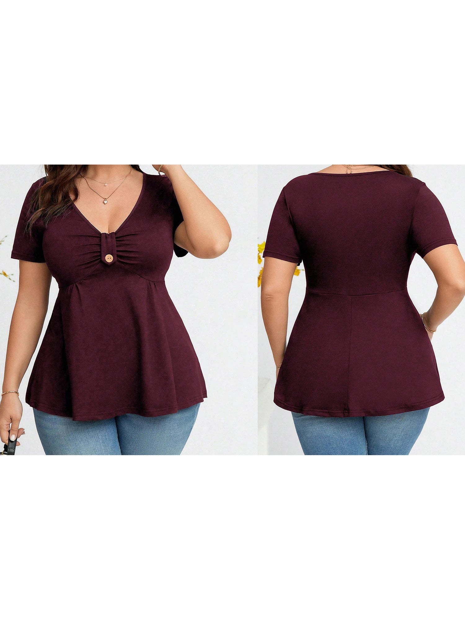 Velvet Slash Neck Top