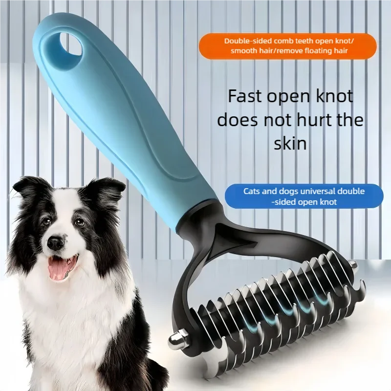 Dog Brush Pet Dog Hair Remover Cat Comb Grooming And Care Brush For Matted Long Hair and Short Hair Curly Dog Supplies Pet Items