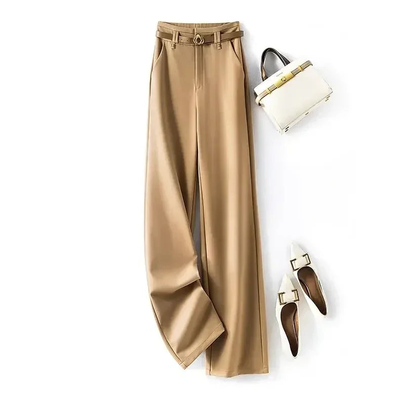 Fluid Wide Leg Office Slacks