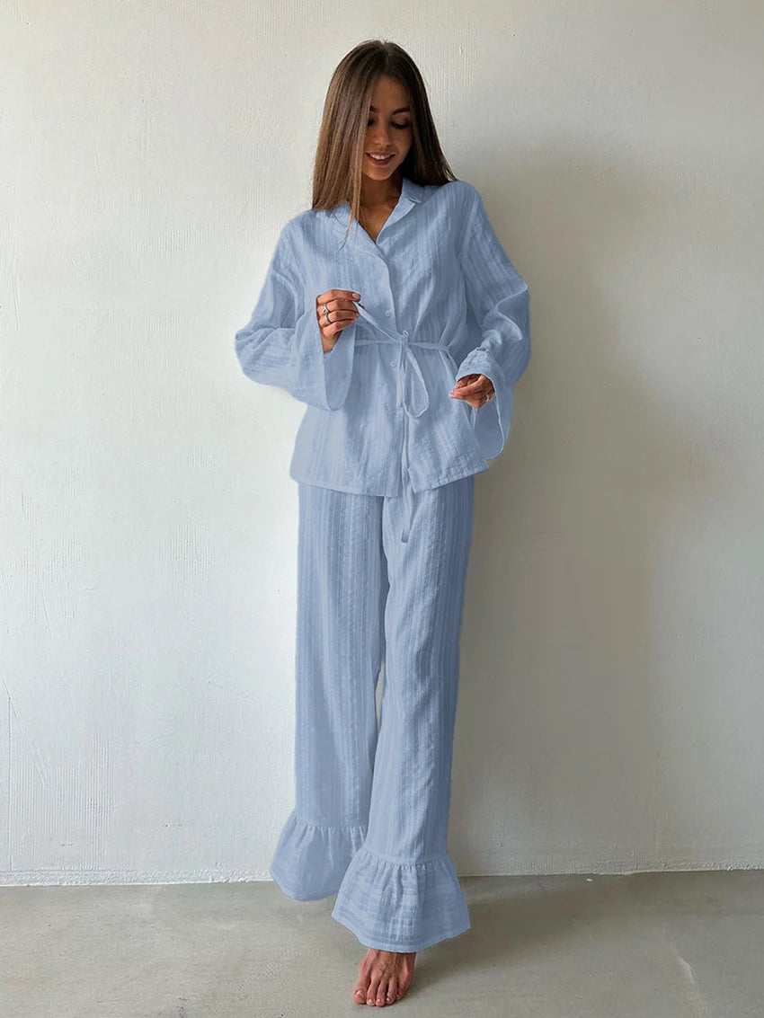 Cotton Two Piece Nightwear Set