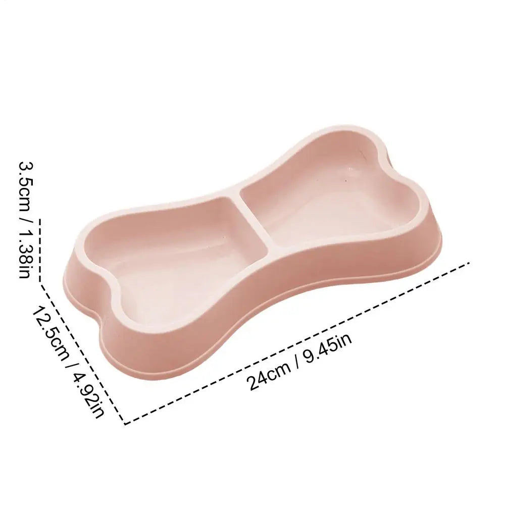 Bone Shaped 2-in-1 Feeding Set