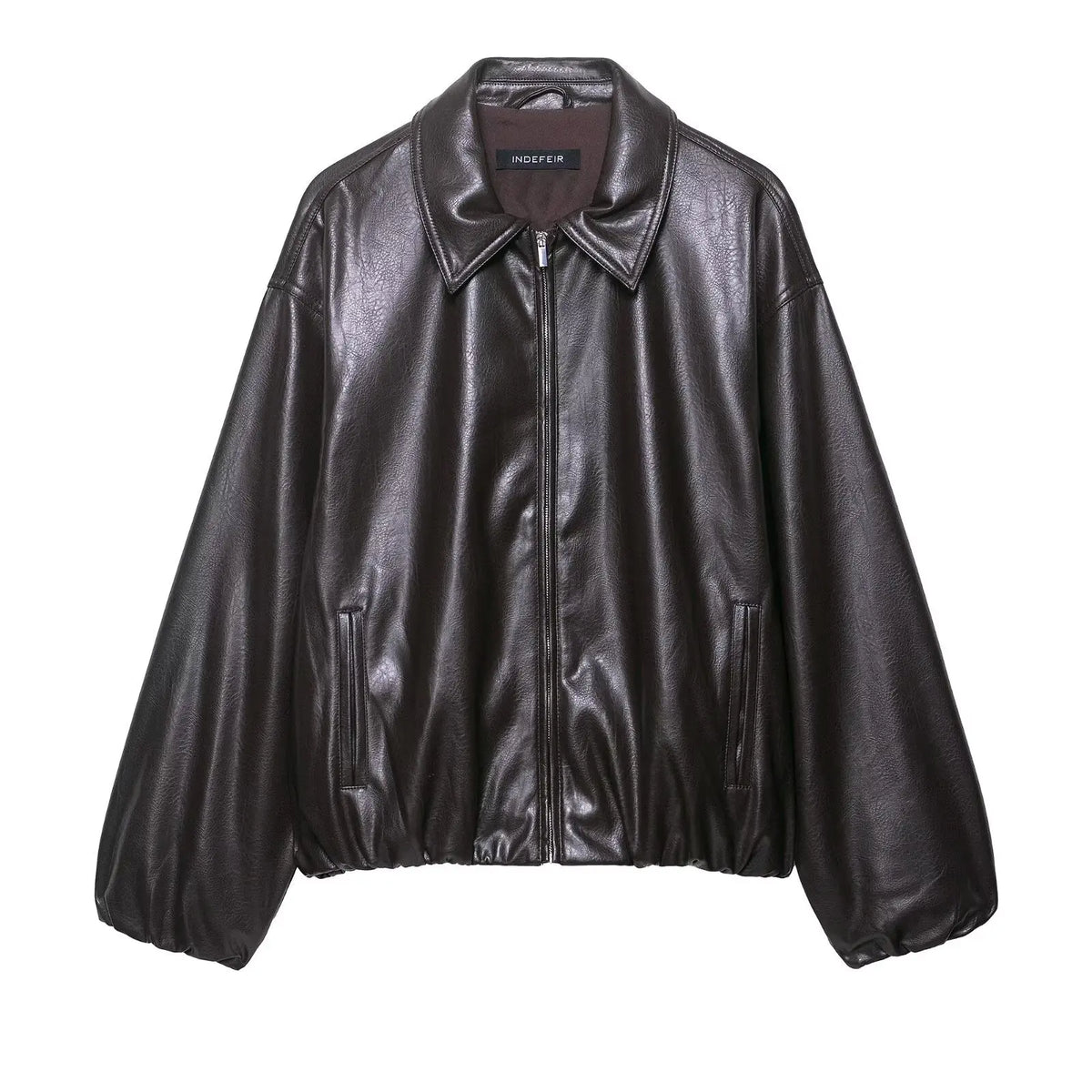 Faux Leather High Street Jacket