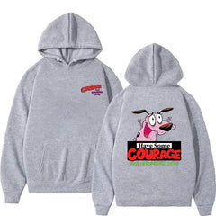 Vintage Cartoon Drop Shoulder Hoodie