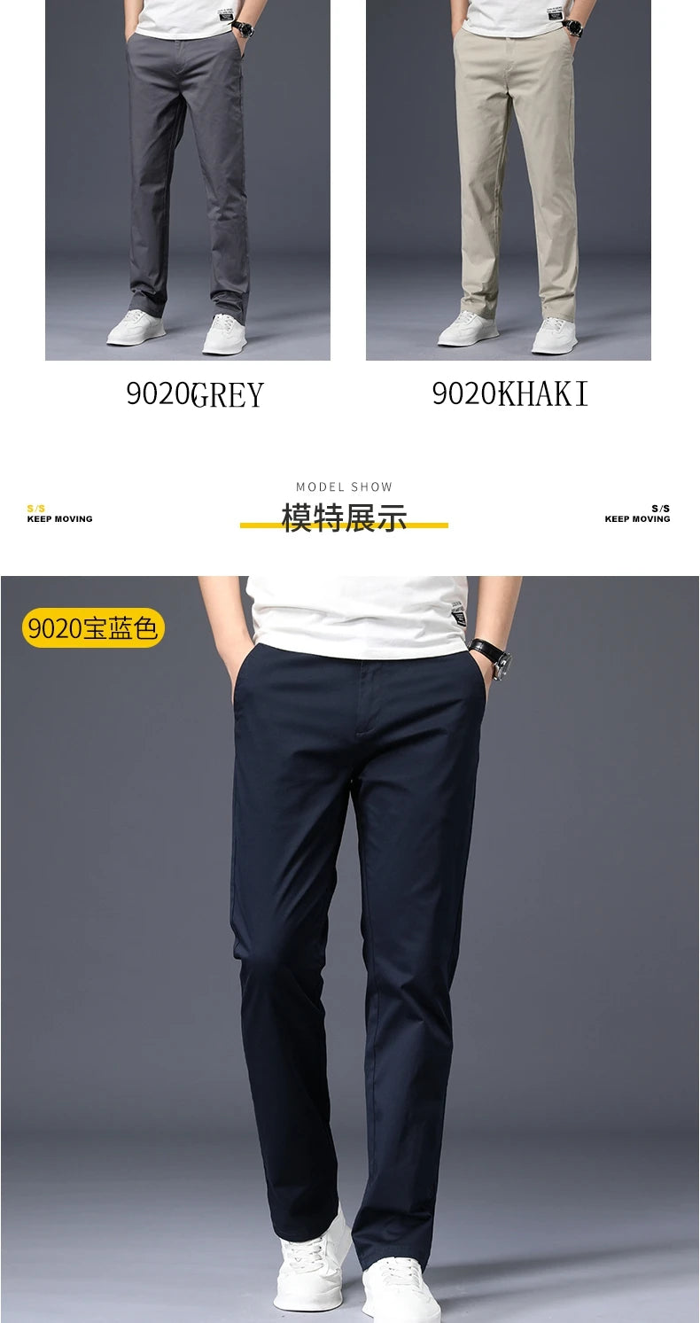 Everyday Stretch Straight Cotton Pants
