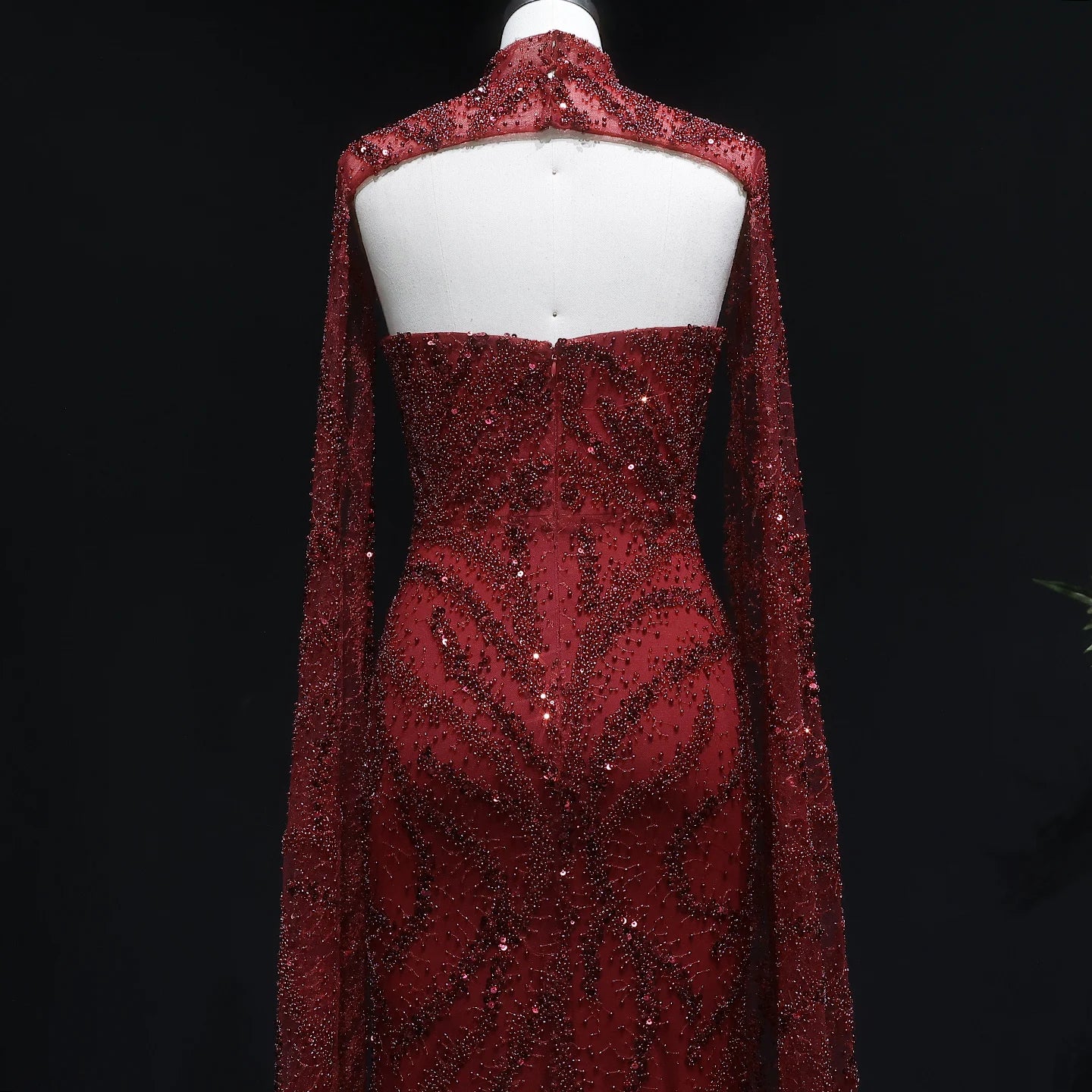 Sharon Said 2026 Luxury Evening Party Gowns Women' s Wedding Prom Dresses with Flowing Sleeves Elegant Mermaid SS663 Customized