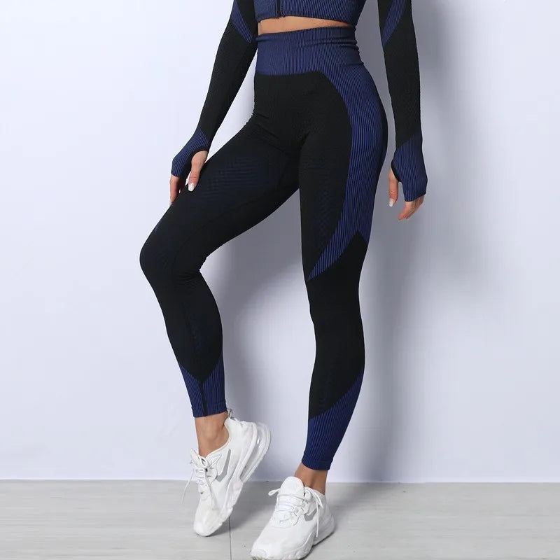 High-Waisted Leggings for Women, Perfect for Yoga and Fitness, Seamless and Peach-Bum Design