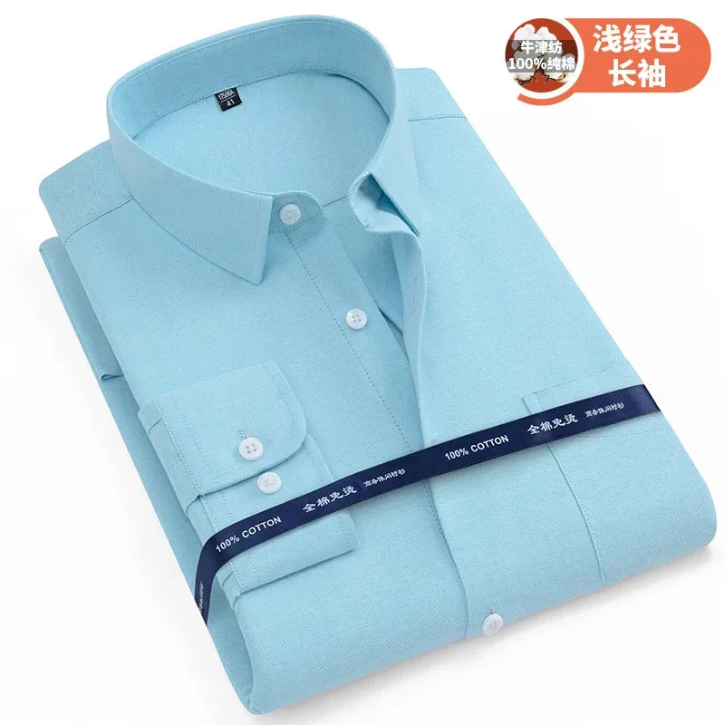 Oversized Cotton Oxford Business Shirt