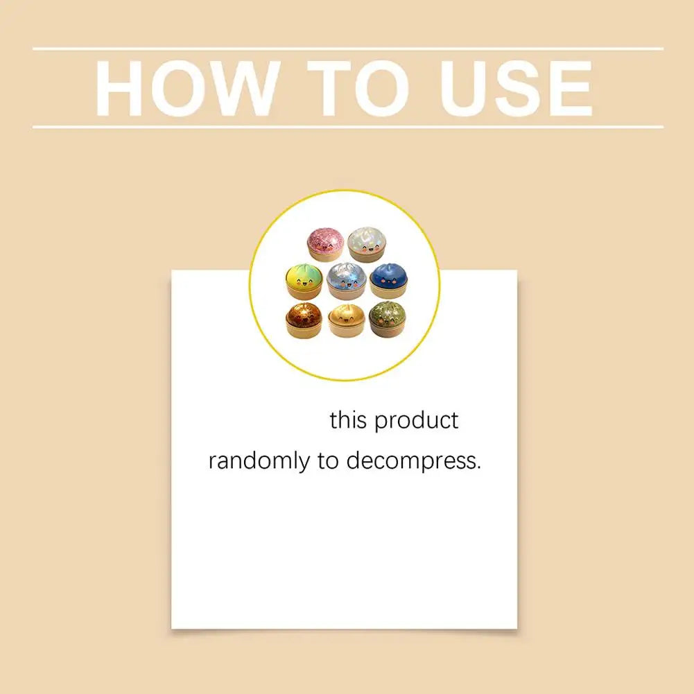 Premium Squishy Dumpling Fidget Toy