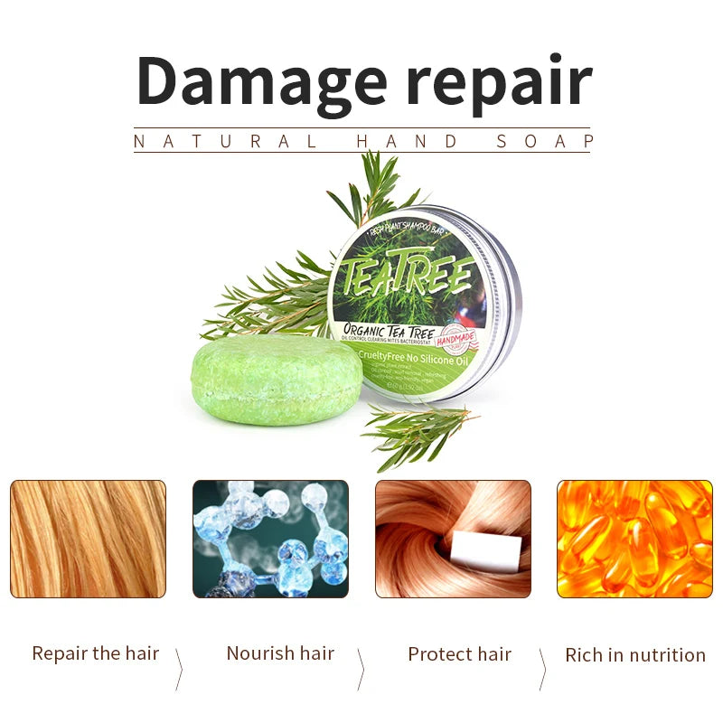 Tea Tree Handmade Shampoo Soap