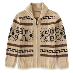 Winter Men's Cardigan Sweaters Fashion Male Knitted Sweater Thermal Warm Coats Casual Man Cashmer Lapel Knitted Jackets Clothing