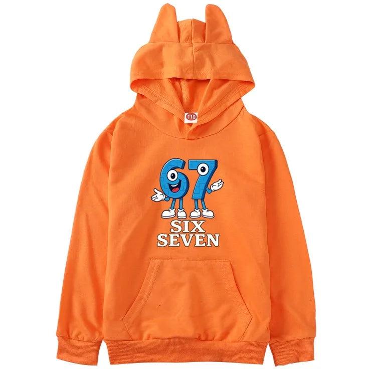 Kids Cat Ears Cartoon Hoodie