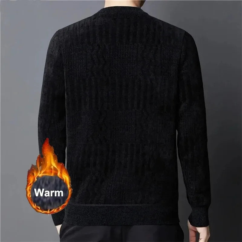 Thick Knit Winter Crew Sweater