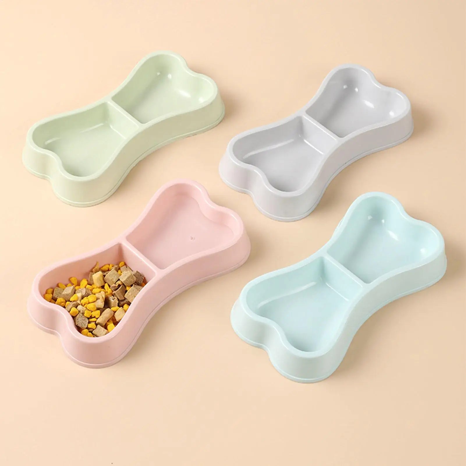 Bone Shaped 2-in-1 Feeding Set