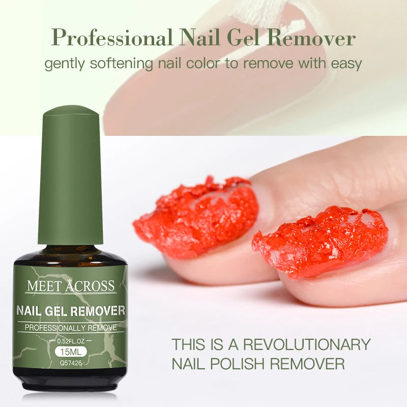 15ML Remover Gel 3-5 Mins Fast Remover Magic Nail Gel Remover Polish Clean Degreasr Soak Off UV LED Vernis Nail Art Manicure