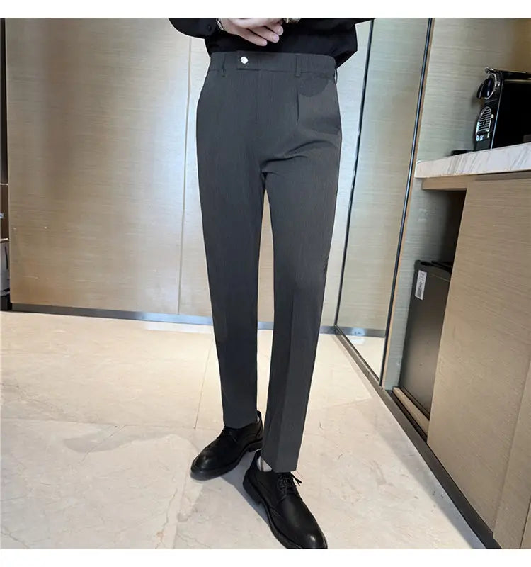 British Slim Fit Business Trousers