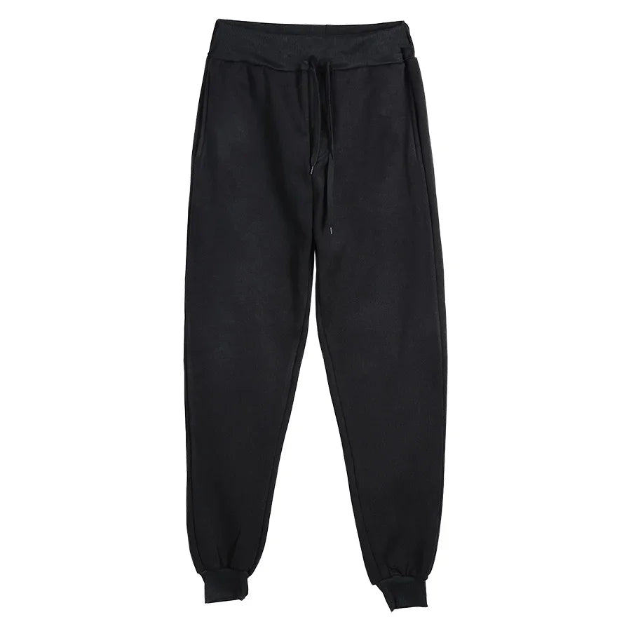 2025 New Joggers Sweatpants Men and Women Elastic Waist Loose Casual Trousers White Beige Pink Yellow Hip Hop Mens Sweat Pants