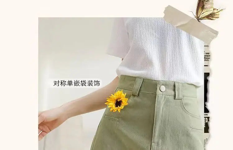 Modern High Waist Mini Skirt