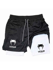 2026 Summer Sports Shorts 2-in-1 Gym Running Shorts Slow Running Casual Sportswear Fitness Double Layer Shorts