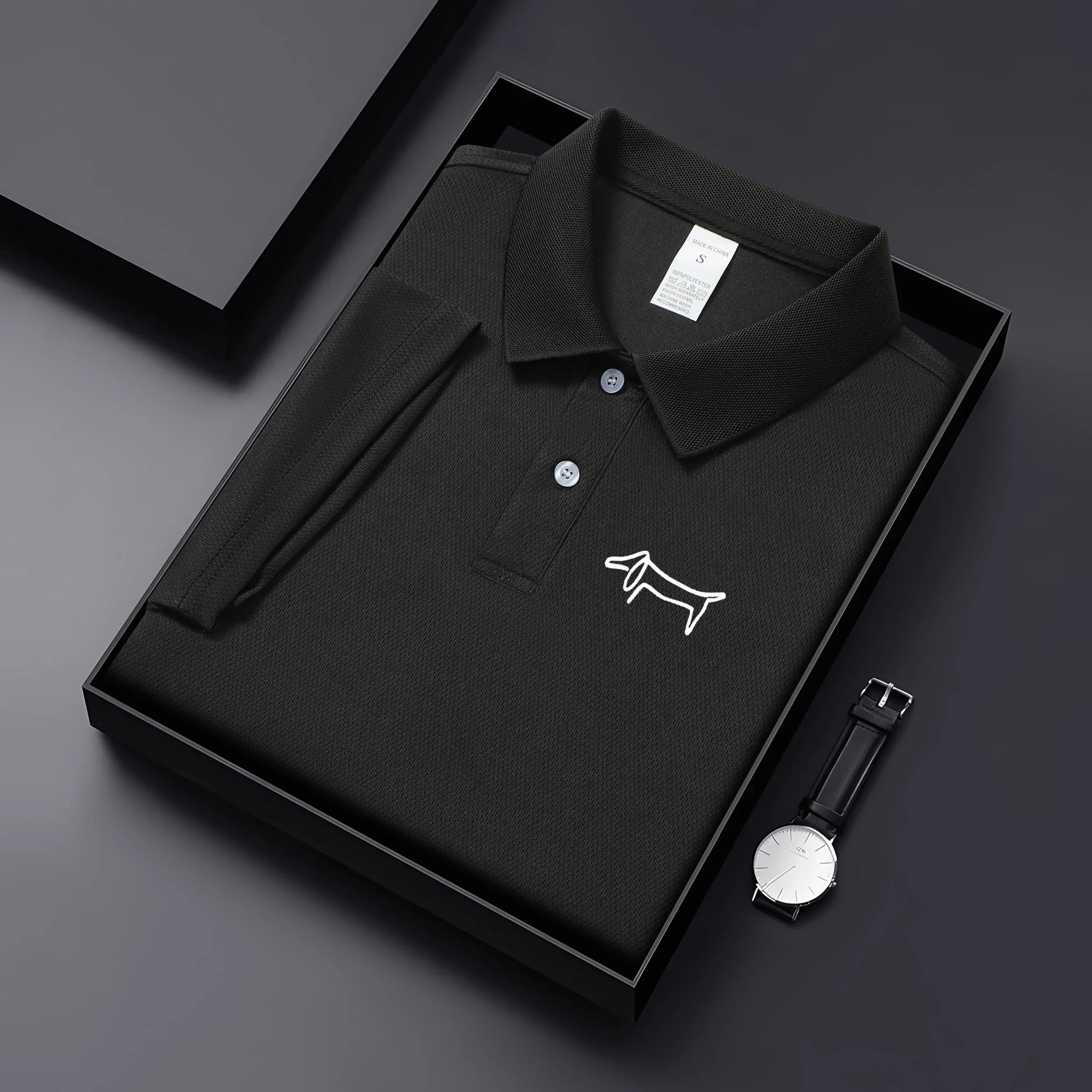Golf Men's Polo Shirt Casual Solid Color Short Sleeved T-Shirt Men's and Women's High-Quality Summer Dress