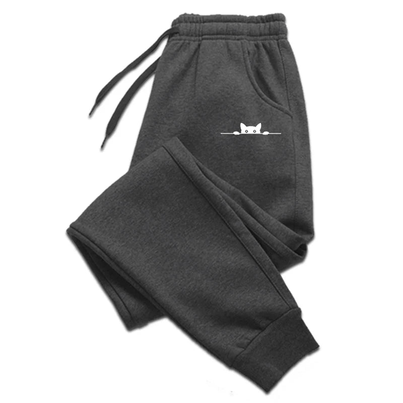 Versatile Soft Women's Baggy Joggers Fashion Comfortable Fitness Sweatpants Trousers