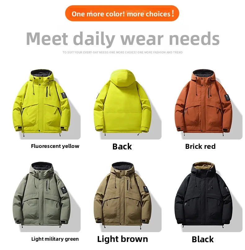 Thick Hooded Hiking Jacket
