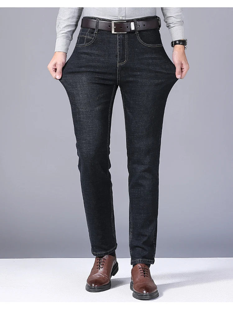 Smart Casual Straight Denim Jeans