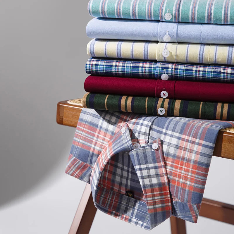 Pure Cotton Oxford Business Shirt
