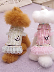 Dog clothes Princess Dress & Jacket For Pets, Suitable For Poodle, Maltese, Yorkshire Terrier In Spring And Autumn