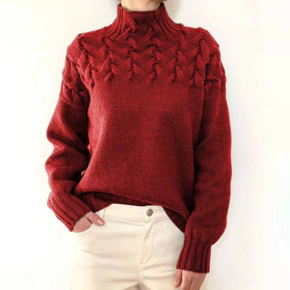 Winter Turtleneck Knit Pullover Sweater