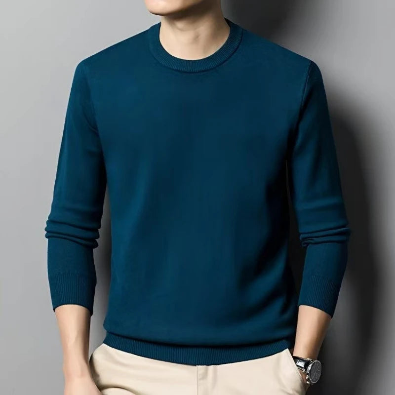 Elastic Warm Knit Pullover