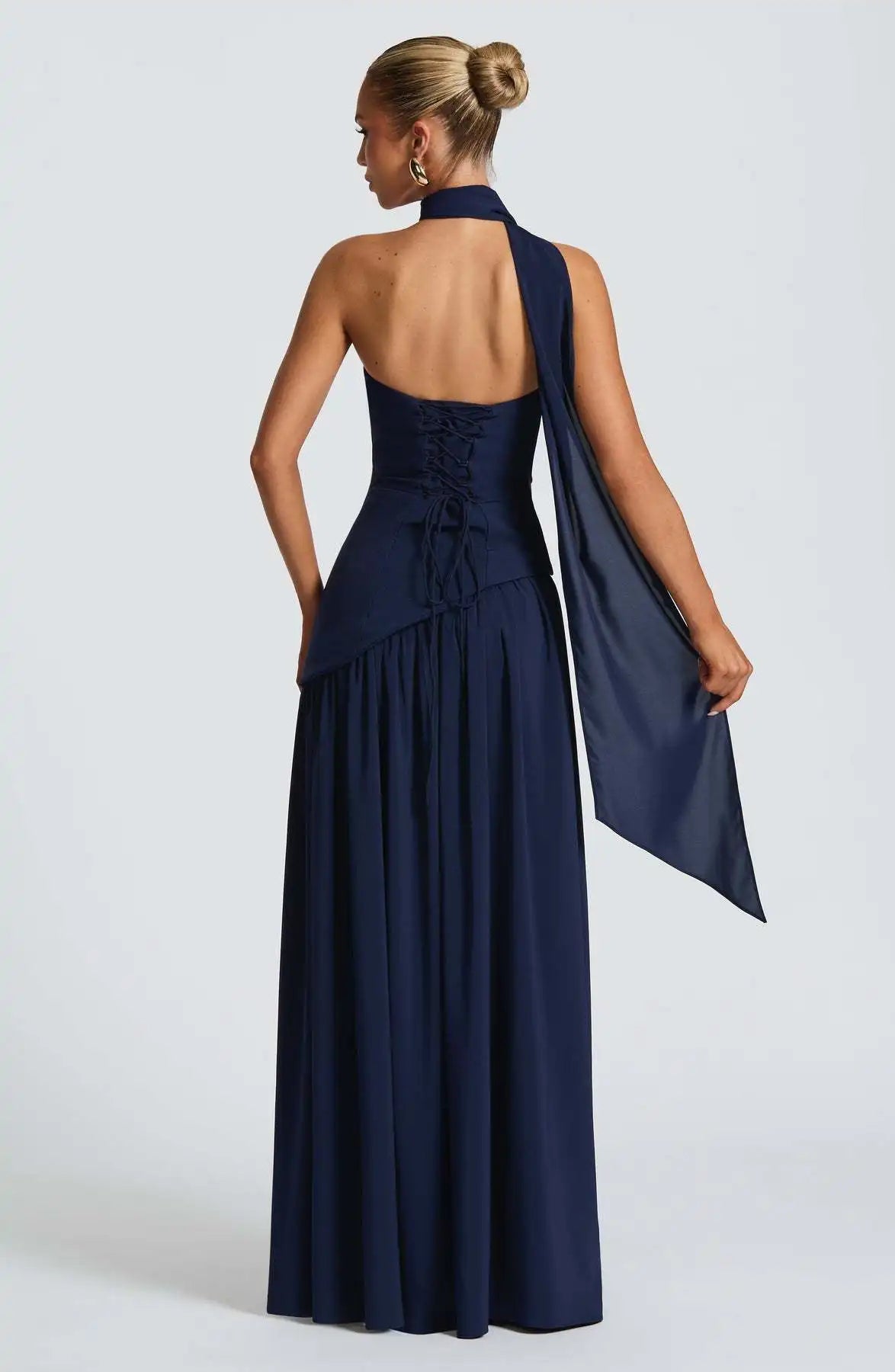 Chiffon Lace Ethereal Evening Gown
