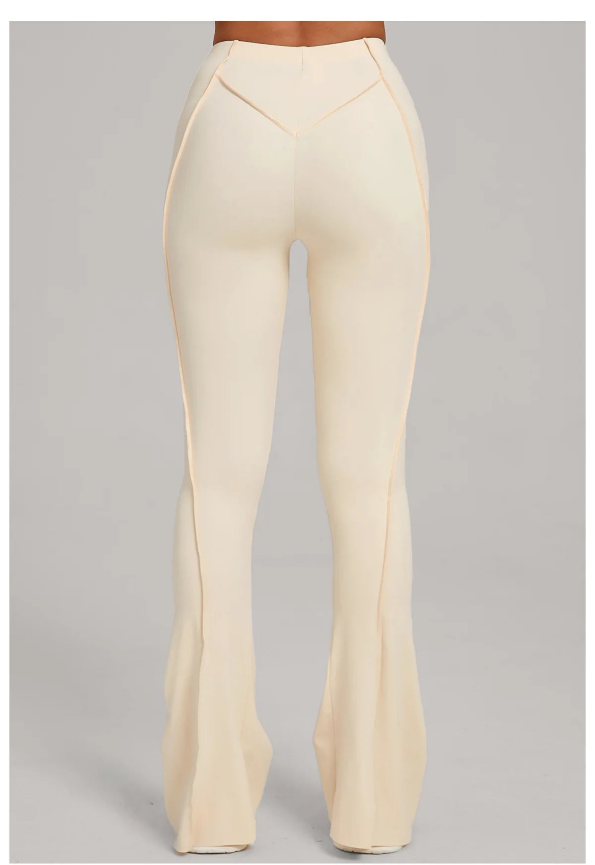 Gym Workout Women's Wide-Leg Tight-Fitting Hip-Lifting Yoga Flared Pants Dance High-Waist Flared Casual Outdoors Sports Trousers