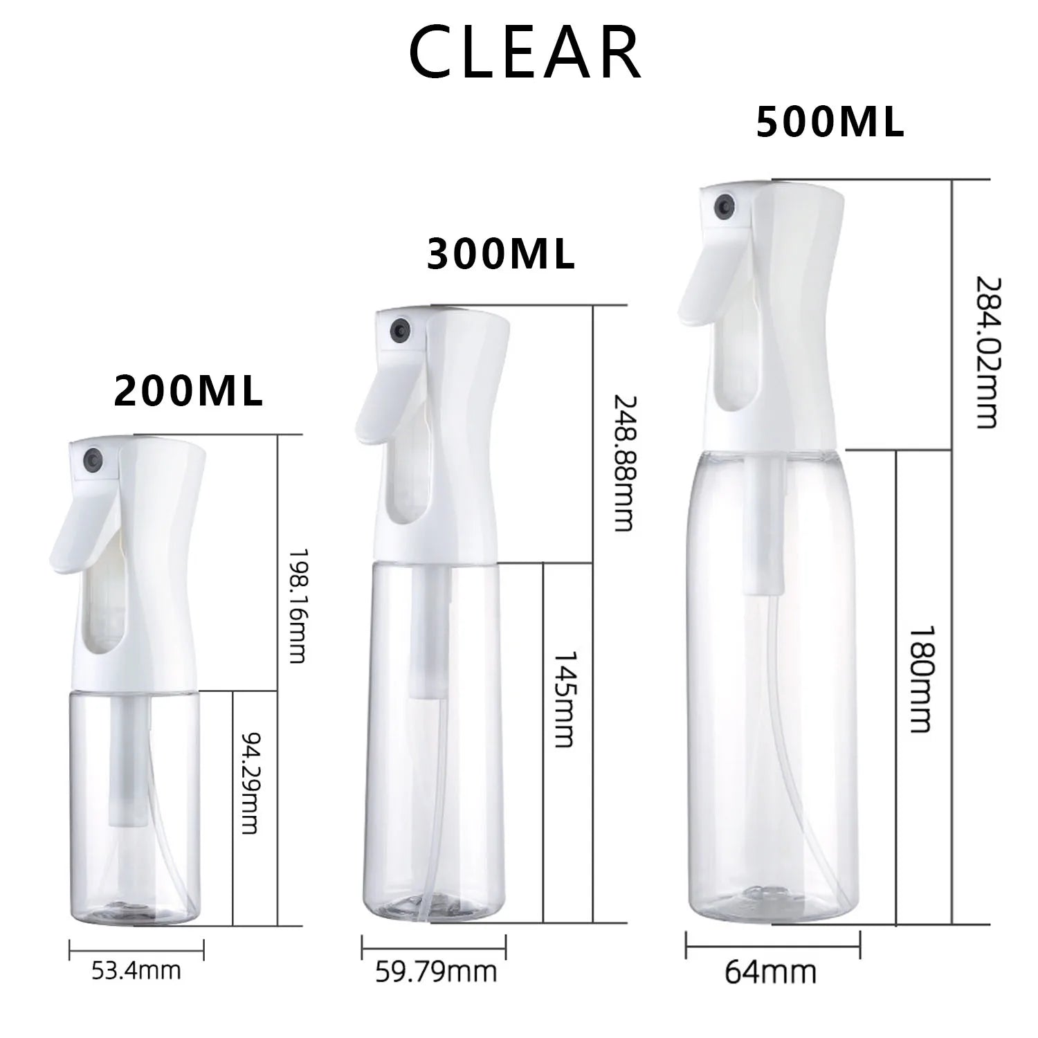 Spray Bottle Mist for Hair Styling,continuous spray bottle,Taming Hair in Morning, Cleaning, Plants, Pets, Misting & Skin Care