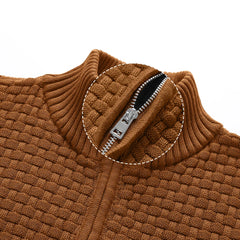 Quarter Zip Knit Pullover