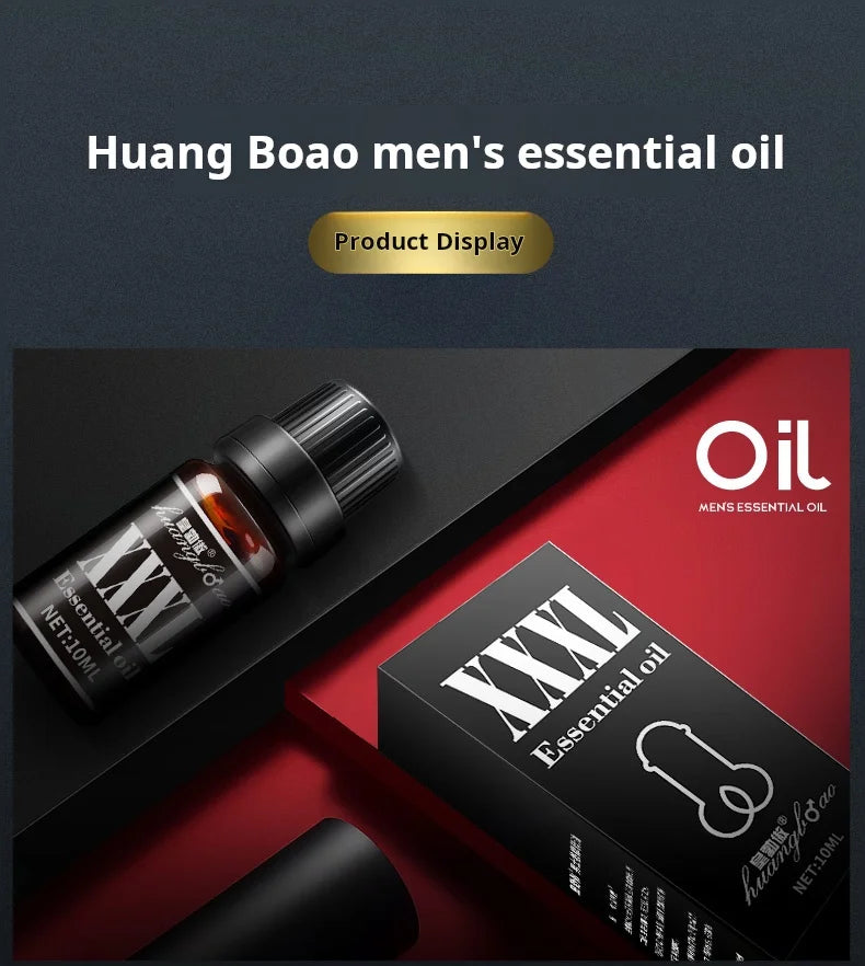 Men’s Massage Oil, Herbal Body Care Oil for Relaxation, Skin Nourishing Oil for Daily Use, Travel Size