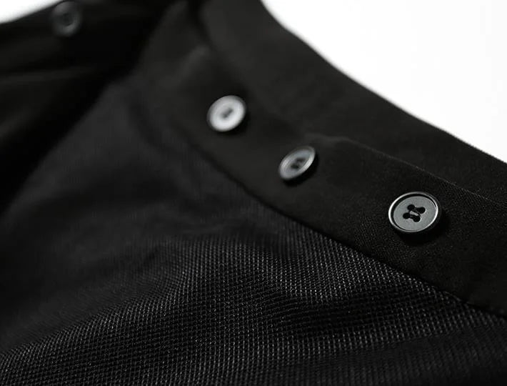 Chic Wrap A-Line Knee Skirt