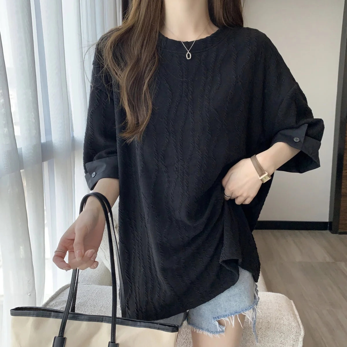 Loose Korean Casual Tee Women