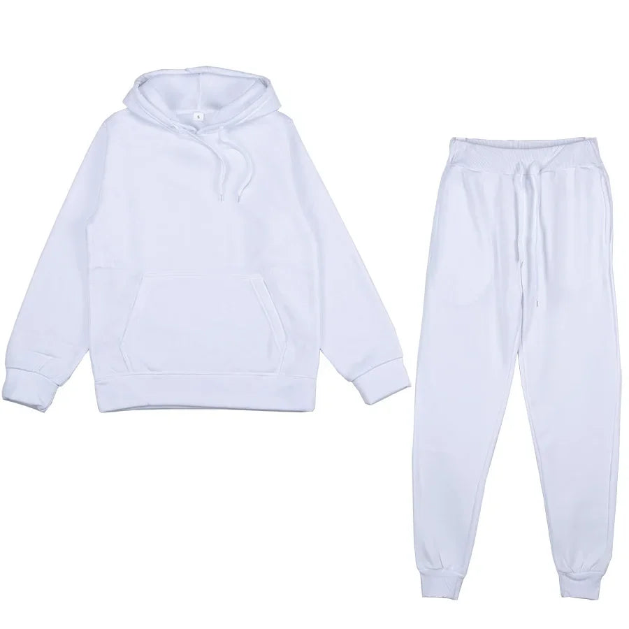 Men's Sports Suits Fashion Tracksuit Women Hoodies + Pants Two Pieces Sets Running Casual Sweatshirts Sweatpants Men's Clothing