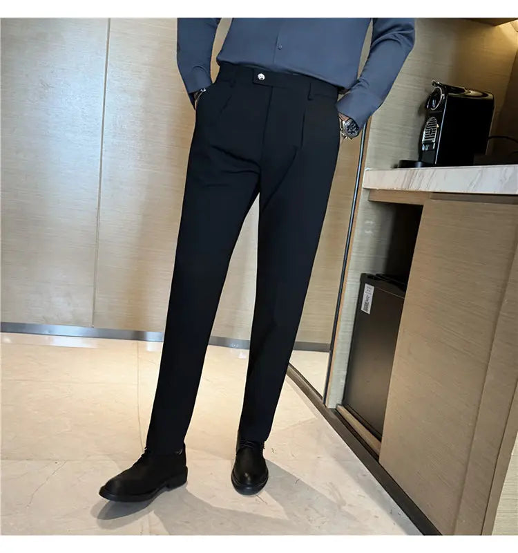 British Slim Fit Business Trousers