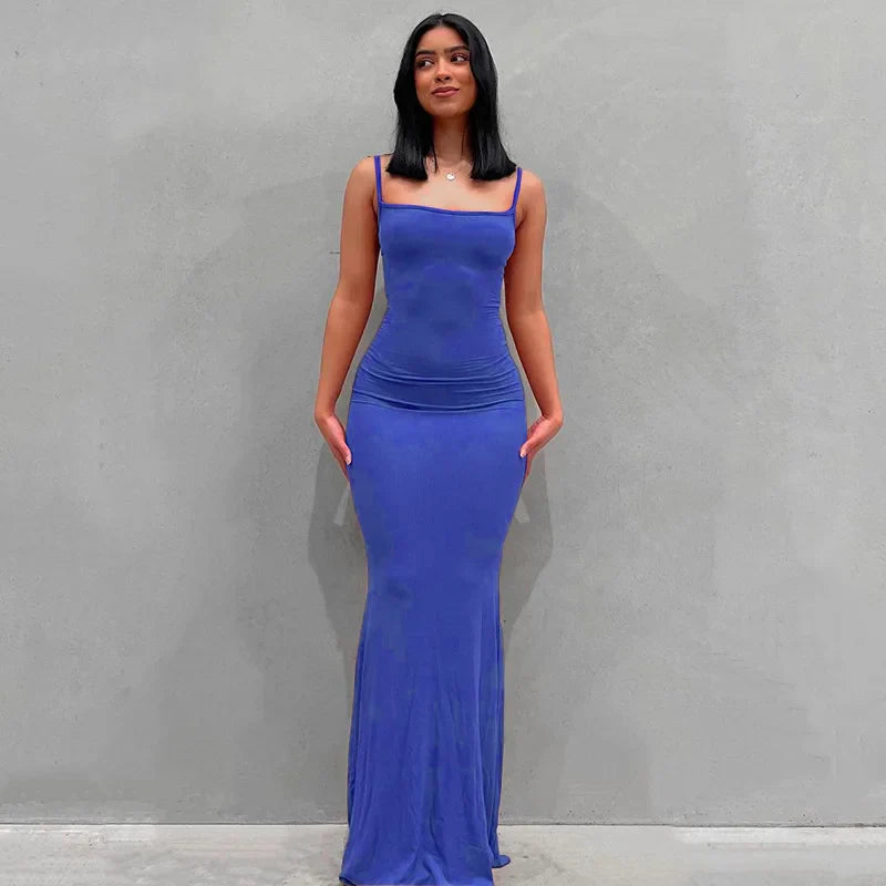 Elegant Mermaid Evening Maxi Dress