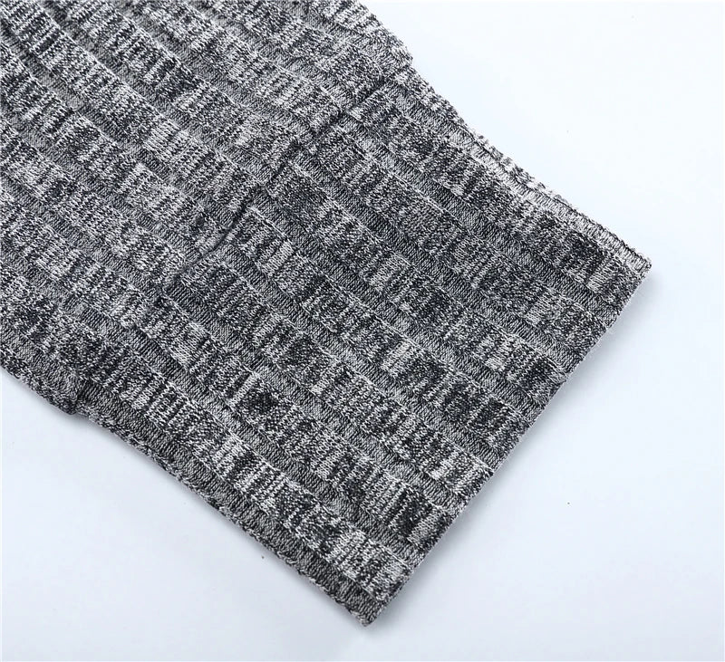 Slim Ribbed Turtleneck Pullover