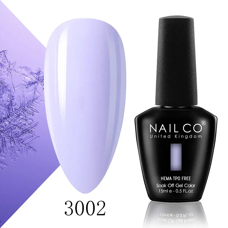 NAILCO 15ml Nail Gel Polish Semi Permanent UV Varnish Nails Art Gel Vernis Manicure TOP BASE Nails Products Supplies Equipment