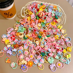 Pet Hair Accessory Set, Cute Designs of Flowers, Bows, Fruits, and Small Animals, Headbands and Hairbands Suitable for Dogs and Cats (Hair Accessories Only, Random Styles and Colors)