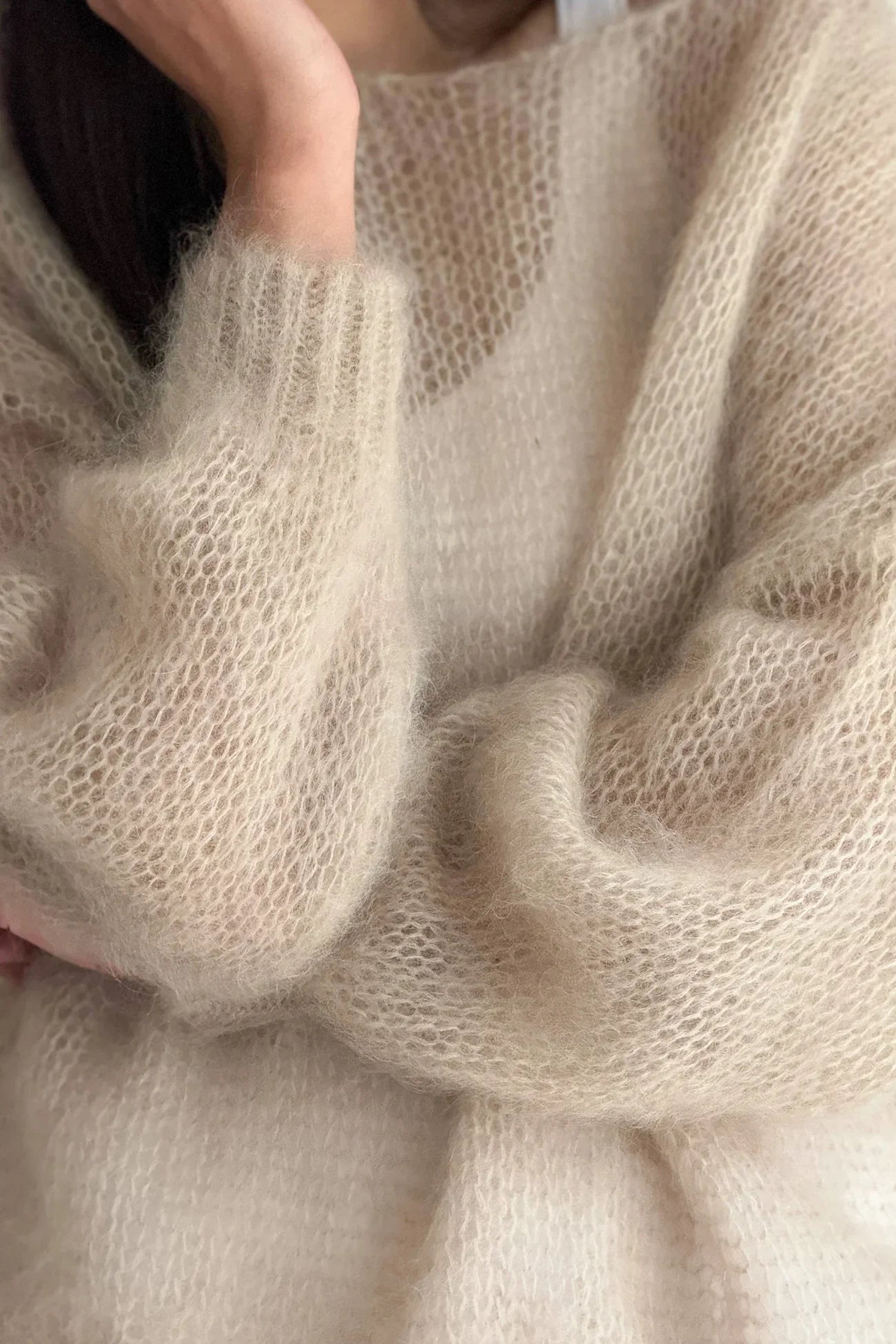Off Shoulder Casual Knit Pullover
