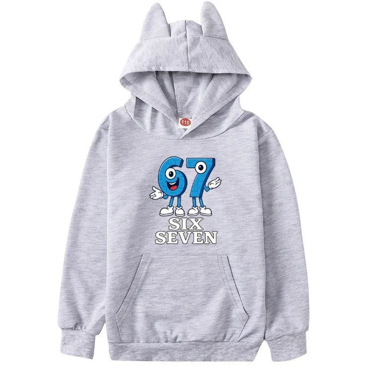 Kids Cat Ears Cartoon Hoodie