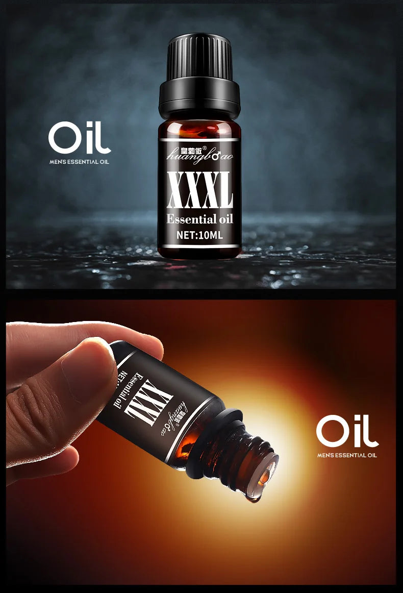 Men’s Massage Oil, Herbal Body Care Oil for Relaxation, Skin Nourishing Oil for Daily Use, Travel Size