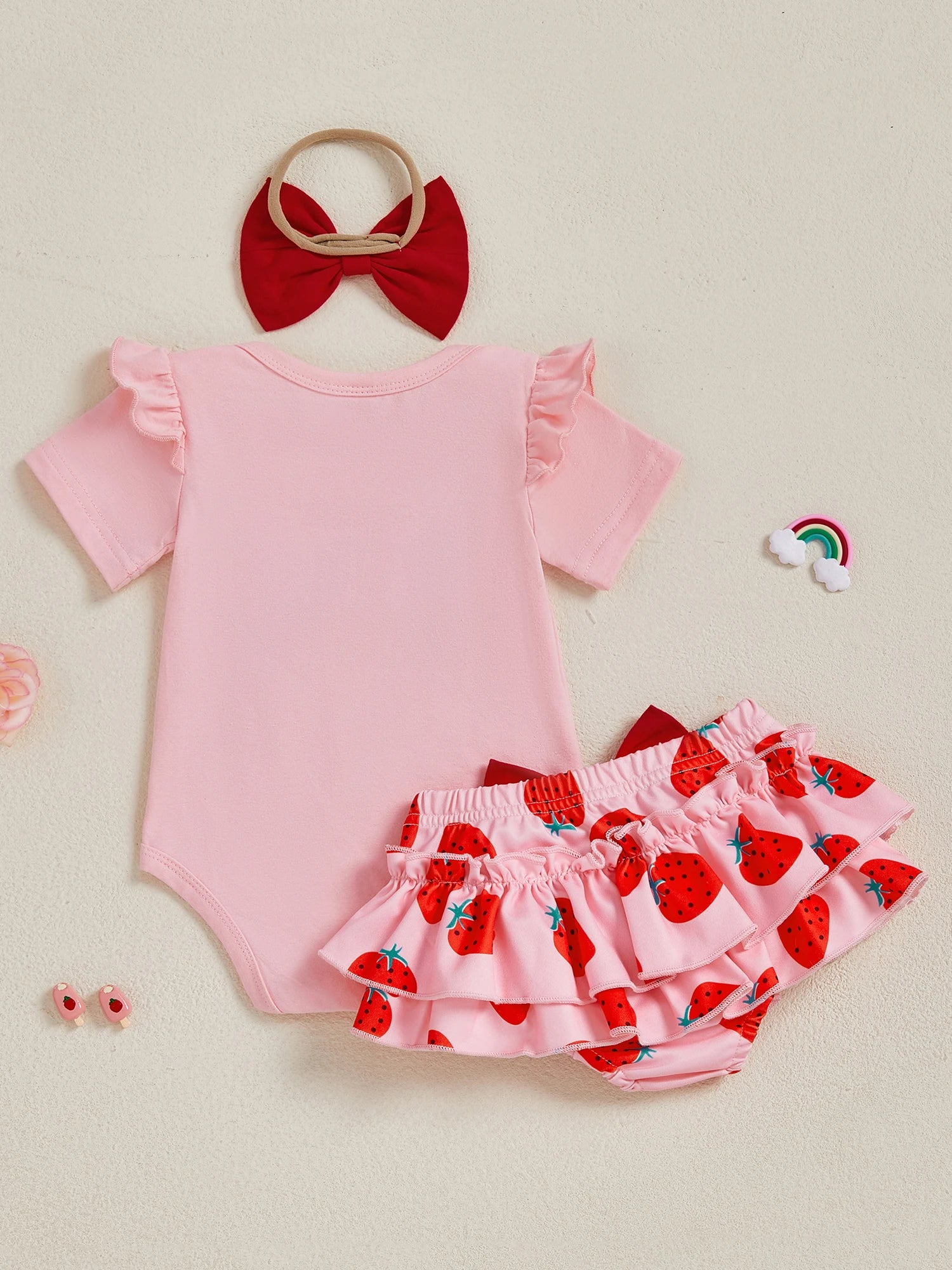 Floral Ruffle Toddler Summer Set