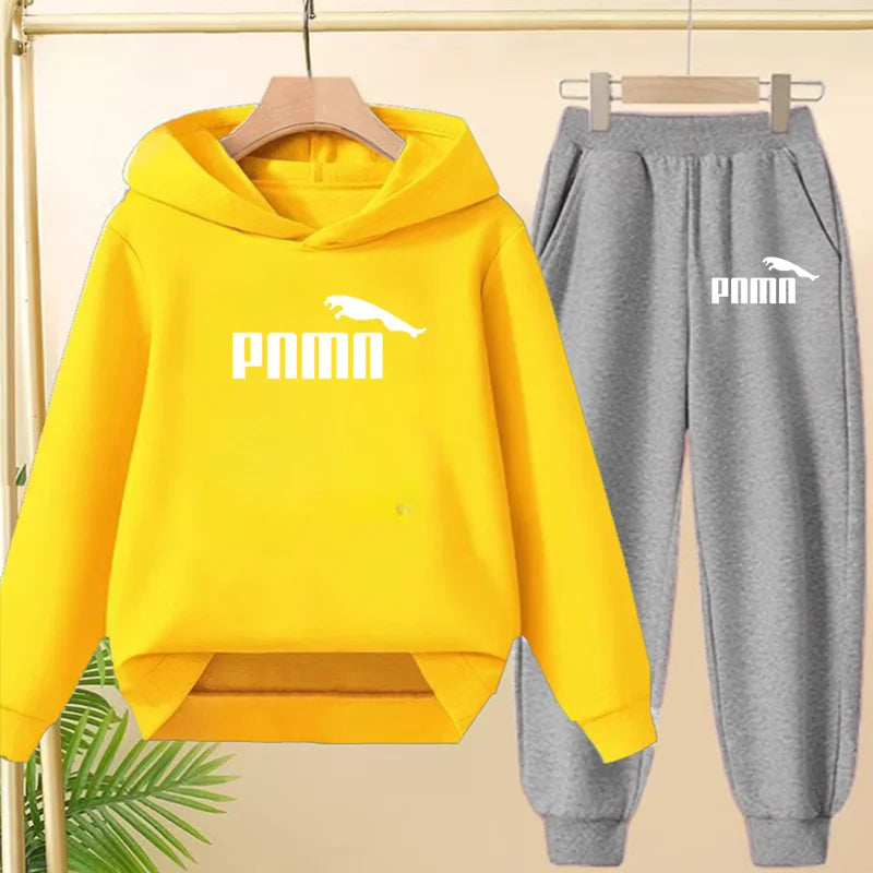 Cartoon Casual Kids Jogging Set