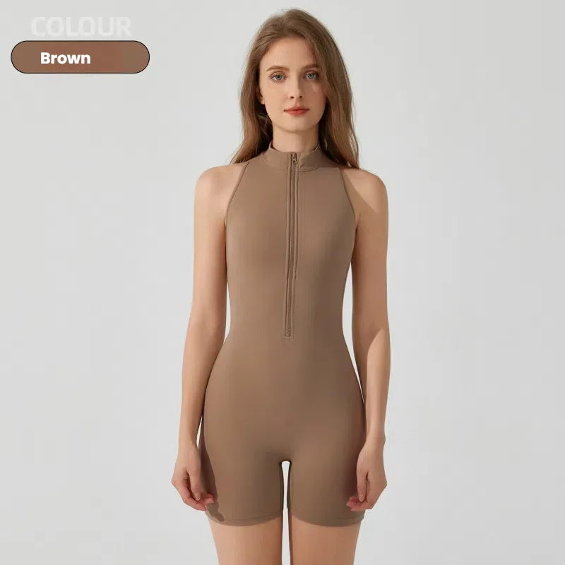 Sporty V Cut Yoga Jumpsuit