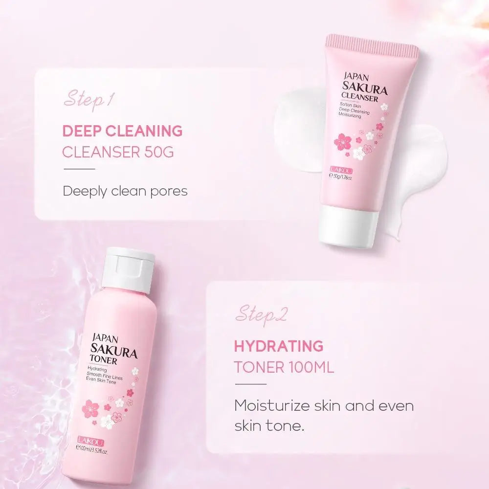 Sakura Complete Skincare Collection Set